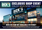 DICK'S 20% Off Weekend!